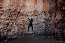 Bouldering in Hueco Tanks on 01/26/2020 with Blue Lizard Climbing and Yoga

Filename: SRM_20200126_1230300.jpg
Aperture: f/4.5
Shutter Speed: 1/125
Body: Canon EOS-1D Mark II
Lens: Canon EF 16-35mm f/2.8 L