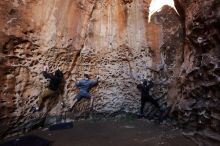 Bouldering in Hueco Tanks on 01/26/2020 with Blue Lizard Climbing and Yoga

Filename: SRM_20200126_1232210.jpg
Aperture: f/4.5
Shutter Speed: 1/125
Body: Canon EOS-1D Mark II
Lens: Canon EF 16-35mm f/2.8 L