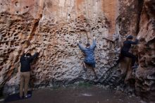 Bouldering in Hueco Tanks on 01/26/2020 with Blue Lizard Climbing and Yoga

Filename: SRM_20200126_1233100.jpg
Aperture: f/4.0
Shutter Speed: 1/125
Body: Canon EOS-1D Mark II
Lens: Canon EF 16-35mm f/2.8 L