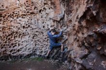 Bouldering in Hueco Tanks on 01/26/2020 with Blue Lizard Climbing and Yoga

Filename: SRM_20200126_1236010.jpg
Aperture: f/3.5
Shutter Speed: 1/125
Body: Canon EOS-1D Mark II
Lens: Canon EF 16-35mm f/2.8 L