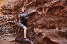 Bouldering in Hueco Tanks on 01/26/2020 with Blue Lizard Climbing and Yoga

Filename: SRM_20200126_1238340.jpg
Aperture: f/2.8
Shutter Speed: 1/80
Body: Canon EOS-1D Mark II
Lens: Canon EF 16-35mm f/2.8 L