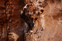 Bouldering in Hueco Tanks on 01/26/2020 with Blue Lizard Climbing and Yoga

Filename: SRM_20200126_1241000.jpg
Aperture: f/2.8
Shutter Speed: 1/125
Body: Canon EOS-1D Mark II
Lens: Canon EF 16-35mm f/2.8 L