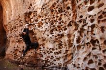 Bouldering in Hueco Tanks on 01/26/2020 with Blue Lizard Climbing and Yoga

Filename: SRM_20200126_1241480.jpg
Aperture: f/2.8
Shutter Speed: 1/125
Body: Canon EOS-1D Mark II
Lens: Canon EF 16-35mm f/2.8 L