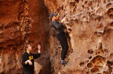 Bouldering in Hueco Tanks on 01/26/2020 with Blue Lizard Climbing and Yoga

Filename: SRM_20200126_1253040.jpg
Aperture: f/2.8
Shutter Speed: 1/125
Body: Canon EOS-1D Mark II
Lens: Canon EF 50mm f/1.8 II