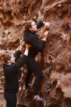 Bouldering in Hueco Tanks on 01/26/2020 with Blue Lizard Climbing and Yoga

Filename: SRM_20200126_1257560.jpg
Aperture: f/2.5
Shutter Speed: 1/125
Body: Canon EOS-1D Mark II
Lens: Canon EF 50mm f/1.8 II