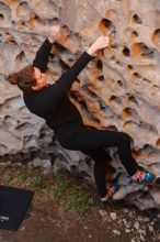 Bouldering in Hueco Tanks on 01/26/2020 with Blue Lizard Climbing and Yoga

Filename: SRM_20200126_1315430.jpg
Aperture: f/3.5
Shutter Speed: 1/125
Body: Canon EOS-1D Mark II
Lens: Canon EF 50mm f/1.8 II