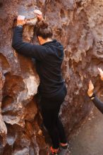 Bouldering in Hueco Tanks on 01/26/2020 with Blue Lizard Climbing and Yoga

Filename: SRM_20200126_1319380.jpg
Aperture: f/2.5
Shutter Speed: 1/125
Body: Canon EOS-1D Mark II
Lens: Canon EF 50mm f/1.8 II