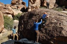 Bouldering in Hueco Tanks on 01/26/2020 with Blue Lizard Climbing and Yoga

Filename: SRM_20200126_1427080.jpg
Aperture: f/8.0
Shutter Speed: 1/400
Body: Canon EOS-1D Mark II
Lens: Canon EF 16-35mm f/2.8 L