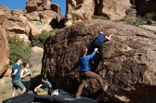 Bouldering in Hueco Tanks on 01/26/2020 with Blue Lizard Climbing and Yoga

Filename: SRM_20200126_1447090.jpg
Aperture: f/8.0
Shutter Speed: 1/400
Body: Canon EOS-1D Mark II
Lens: Canon EF 16-35mm f/2.8 L