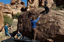 Bouldering in Hueco Tanks on 01/26/2020 with Blue Lizard Climbing and Yoga

Filename: SRM_20200126_1447590.jpg
Aperture: f/8.0
Shutter Speed: 1/400
Body: Canon EOS-1D Mark II
Lens: Canon EF 16-35mm f/2.8 L