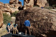 Bouldering in Hueco Tanks on 01/26/2020 with Blue Lizard Climbing and Yoga

Filename: SRM_20200126_1448251.jpg
Aperture: f/9.0
Shutter Speed: 1/400
Body: Canon EOS-1D Mark II
Lens: Canon EF 16-35mm f/2.8 L