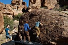 Bouldering in Hueco Tanks on 01/26/2020 with Blue Lizard Climbing and Yoga

Filename: SRM_20200126_1448490.jpg
Aperture: f/9.0
Shutter Speed: 1/400
Body: Canon EOS-1D Mark II
Lens: Canon EF 16-35mm f/2.8 L