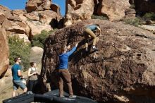 Bouldering in Hueco Tanks on 01/26/2020 with Blue Lizard Climbing and Yoga

Filename: SRM_20200126_1449070.jpg
Aperture: f/8.0
Shutter Speed: 1/400
Body: Canon EOS-1D Mark II
Lens: Canon EF 16-35mm f/2.8 L