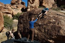 Bouldering in Hueco Tanks on 01/26/2020 with Blue Lizard Climbing and Yoga

Filename: SRM_20200126_1450570.jpg
Aperture: f/9.0
Shutter Speed: 1/400
Body: Canon EOS-1D Mark II
Lens: Canon EF 16-35mm f/2.8 L