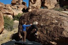 Bouldering in Hueco Tanks on 01/26/2020 with Blue Lizard Climbing and Yoga

Filename: SRM_20200126_1451260.jpg
Aperture: f/9.0
Shutter Speed: 1/400
Body: Canon EOS-1D Mark II
Lens: Canon EF 16-35mm f/2.8 L