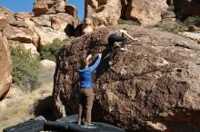 Bouldering in Hueco Tanks on 01/26/2020 with Blue Lizard Climbing and Yoga

Filename: SRM_20200126_1451440.jpg
Aperture: f/7.1
Shutter Speed: 1/400
Body: Canon EOS-1D Mark II
Lens: Canon EF 16-35mm f/2.8 L