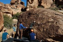 Bouldering in Hueco Tanks on 01/26/2020 with Blue Lizard Climbing and Yoga

Filename: SRM_20200126_1509510.jpg
Aperture: f/9.0
Shutter Speed: 1/400
Body: Canon EOS-1D Mark II
Lens: Canon EF 16-35mm f/2.8 L