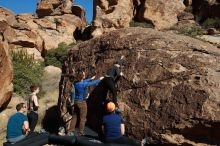 Bouldering in Hueco Tanks on 01/26/2020 with Blue Lizard Climbing and Yoga

Filename: SRM_20200126_1510190.jpg
Aperture: f/9.0
Shutter Speed: 1/400
Body: Canon EOS-1D Mark II
Lens: Canon EF 16-35mm f/2.8 L