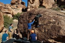 Bouldering in Hueco Tanks on 01/26/2020 with Blue Lizard Climbing and Yoga

Filename: SRM_20200126_1511130.jpg
Aperture: f/9.0
Shutter Speed: 1/400
Body: Canon EOS-1D Mark II
Lens: Canon EF 16-35mm f/2.8 L