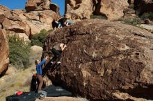 Bouldering in Hueco Tanks on 01/26/2020 with Blue Lizard Climbing and Yoga

Filename: SRM_20200126_1518510.jpg
Aperture: f/9.0
Shutter Speed: 1/400
Body: Canon EOS-1D Mark II
Lens: Canon EF 16-35mm f/2.8 L