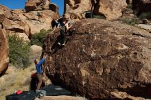 Bouldering in Hueco Tanks on 01/26/2020 with Blue Lizard Climbing and Yoga

Filename: SRM_20200126_1519080.jpg
Aperture: f/9.0
Shutter Speed: 1/400
Body: Canon EOS-1D Mark II
Lens: Canon EF 16-35mm f/2.8 L