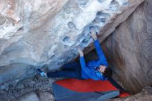 Bouldering in Hueco Tanks on 01/27/2020 with Blue Lizard Climbing and Yoga

Filename: SRM_20200127_1050350.jpg
Aperture: f/3.2
Shutter Speed: 1/250
Body: Canon EOS-1D Mark II
Lens: Canon EF 16-35mm f/2.8 L