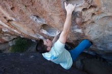 Bouldering in Hueco Tanks on 01/27/2020 with Blue Lizard Climbing and Yoga

Filename: SRM_20200127_1053030.jpg
Aperture: f/5.6
Shutter Speed: 1/250
Body: Canon EOS-1D Mark II
Lens: Canon EF 16-35mm f/2.8 L