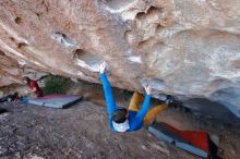 Bouldering in Hueco Tanks on 01/27/2020 with Blue Lizard Climbing and Yoga

Filename: SRM_20200127_1054560.jpg
Aperture: f/4.5
Shutter Speed: 1/250
Body: Canon EOS-1D Mark II
Lens: Canon EF 16-35mm f/2.8 L