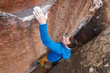 Bouldering in Hueco Tanks on 01/27/2020 with Blue Lizard Climbing and Yoga

Filename: SRM_20200127_1106261.jpg
Aperture: f/6.3
Shutter Speed: 1/250
Body: Canon EOS-1D Mark II
Lens: Canon EF 16-35mm f/2.8 L