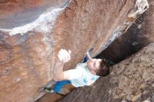 Bouldering in Hueco Tanks on 01/27/2020 with Blue Lizard Climbing and Yoga

Filename: SRM_20200127_1110560.jpg
Aperture: f/5.0
Shutter Speed: 1/250
Body: Canon EOS-1D Mark II
Lens: Canon EF 16-35mm f/2.8 L