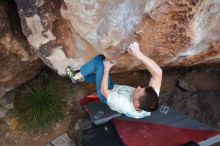 Bouldering in Hueco Tanks on 01/27/2020 with Blue Lizard Climbing and Yoga

Filename: SRM_20200127_1114480.jpg
Aperture: f/6.3
Shutter Speed: 1/250
Body: Canon EOS-1D Mark II
Lens: Canon EF 16-35mm f/2.8 L