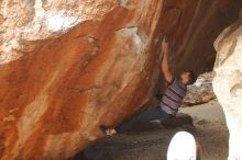 Bouldering in Hueco Tanks on 01/27/2020 with Blue Lizard Climbing and Yoga

Filename: SRM_20200127_1129560.jpg
Aperture: f/5.0
Shutter Speed: 1/250
Body: Canon EOS-1D Mark II
Lens: Canon EF 50mm f/1.8 II