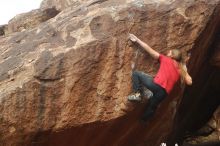 Bouldering in Hueco Tanks on 01/27/2020 with Blue Lizard Climbing and Yoga

Filename: SRM_20200127_1131370.jpg
Aperture: f/7.1
Shutter Speed: 1/250
Body: Canon EOS-1D Mark II
Lens: Canon EF 50mm f/1.8 II