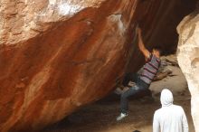 Bouldering in Hueco Tanks on 01/27/2020 with Blue Lizard Climbing and Yoga

Filename: SRM_20200127_1132260.jpg
Aperture: f/4.5
Shutter Speed: 1/250
Body: Canon EOS-1D Mark II
Lens: Canon EF 50mm f/1.8 II