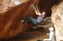 Bouldering in Hueco Tanks on 01/27/2020 with Blue Lizard Climbing and Yoga

Filename: SRM_20200127_1132390.jpg
Aperture: f/5.0
Shutter Speed: 1/250
Body: Canon EOS-1D Mark II
Lens: Canon EF 50mm f/1.8 II