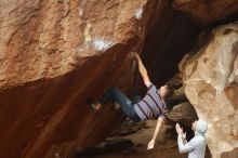 Bouldering in Hueco Tanks on 01/27/2020 with Blue Lizard Climbing and Yoga

Filename: SRM_20200127_1132490.jpg
Aperture: f/5.0
Shutter Speed: 1/320
Body: Canon EOS-1D Mark II
Lens: Canon EF 50mm f/1.8 II