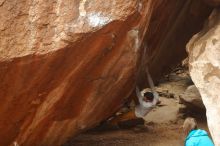 Bouldering in Hueco Tanks on 01/27/2020 with Blue Lizard Climbing and Yoga

Filename: SRM_20200127_1135190.jpg
Aperture: f/4.0
Shutter Speed: 1/320
Body: Canon EOS-1D Mark II
Lens: Canon EF 50mm f/1.8 II