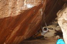 Bouldering in Hueco Tanks on 01/27/2020 with Blue Lizard Climbing and Yoga

Filename: SRM_20200127_1135190.jpg
Aperture: f/4.0
Shutter Speed: 1/320
Body: Canon EOS-1D Mark II
Lens: Canon EF 50mm f/1.8 II