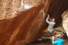 Bouldering in Hueco Tanks on 01/27/2020 with Blue Lizard Climbing and Yoga

Filename: SRM_20200127_1135290.jpg
Aperture: f/4.0
Shutter Speed: 1/320
Body: Canon EOS-1D Mark II
Lens: Canon EF 50mm f/1.8 II