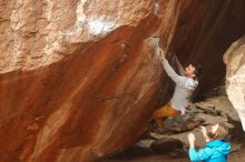 Bouldering in Hueco Tanks on 01/27/2020 with Blue Lizard Climbing and Yoga

Filename: SRM_20200127_1135291.jpg
Aperture: f/4.0
Shutter Speed: 1/320
Body: Canon EOS-1D Mark II
Lens: Canon EF 50mm f/1.8 II