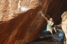 Bouldering in Hueco Tanks on 01/27/2020 with Blue Lizard Climbing and Yoga

Filename: SRM_20200127_1144220.jpg
Aperture: f/3.5
Shutter Speed: 1/320
Body: Canon EOS-1D Mark II
Lens: Canon EF 50mm f/1.8 II