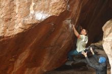 Bouldering in Hueco Tanks on 01/27/2020 with Blue Lizard Climbing and Yoga

Filename: SRM_20200127_1144221.jpg
Aperture: f/3.5
Shutter Speed: 1/320
Body: Canon EOS-1D Mark II
Lens: Canon EF 50mm f/1.8 II