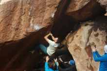 Bouldering in Hueco Tanks on 01/27/2020 with Blue Lizard Climbing and Yoga

Filename: SRM_20200127_1144480.jpg
Aperture: f/5.6
Shutter Speed: 1/320
Body: Canon EOS-1D Mark II
Lens: Canon EF 50mm f/1.8 II