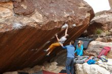 Bouldering in Hueco Tanks on 01/27/2020 with Blue Lizard Climbing and Yoga

Filename: SRM_20200127_1238260.jpg
Aperture: f/5.6
Shutter Speed: 1/250
Body: Canon EOS-1D Mark II
Lens: Canon EF 16-35mm f/2.8 L