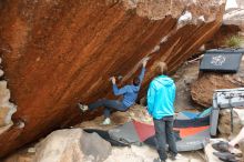 Bouldering in Hueco Tanks on 01/27/2020 with Blue Lizard Climbing and Yoga

Filename: SRM_20200127_1242170.jpg
Aperture: f/4.5
Shutter Speed: 1/250
Body: Canon EOS-1D Mark II
Lens: Canon EF 16-35mm f/2.8 L