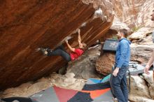 Bouldering in Hueco Tanks on 01/27/2020 with Blue Lizard Climbing and Yoga

Filename: SRM_20200127_1243480.jpg
Aperture: f/4.5
Shutter Speed: 1/250
Body: Canon EOS-1D Mark II
Lens: Canon EF 16-35mm f/2.8 L