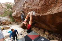 Bouldering in Hueco Tanks on 01/27/2020 with Blue Lizard Climbing and Yoga

Filename: SRM_20200127_1244040.jpg
Aperture: f/5.6
Shutter Speed: 1/250
Body: Canon EOS-1D Mark II
Lens: Canon EF 16-35mm f/2.8 L