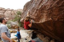 Bouldering in Hueco Tanks on 01/27/2020 with Blue Lizard Climbing and Yoga

Filename: SRM_20200127_1244070.jpg
Aperture: f/7.1
Shutter Speed: 1/250
Body: Canon EOS-1D Mark II
Lens: Canon EF 16-35mm f/2.8 L