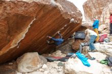 Bouldering in Hueco Tanks on 01/27/2020 with Blue Lizard Climbing and Yoga

Filename: SRM_20200127_1246230.jpg
Aperture: f/5.0
Shutter Speed: 1/250
Body: Canon EOS-1D Mark II
Lens: Canon EF 16-35mm f/2.8 L