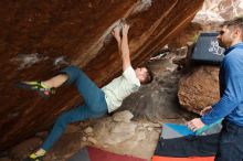 Bouldering in Hueco Tanks on 01/27/2020 with Blue Lizard Climbing and Yoga

Filename: SRM_20200127_1248360.jpg
Aperture: f/4.5
Shutter Speed: 1/250
Body: Canon EOS-1D Mark II
Lens: Canon EF 16-35mm f/2.8 L